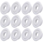 Tunamax 12-PACK 1/2" Ips Fire Sprinkler Escutcheons 3/4" Adj. White Cover New. Price: $54.87.