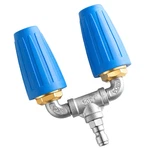Ezalor Dual Turbo Nozzle Pressure Washer, 360 Rotating 4 Gallons New. Price: $48.05.