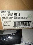 Toro Pop-up Fixed-spray With Nozzle Sprinkler 3" 15' 53816 Case Of New. Price: $45.00.