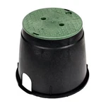 10 In. Round Valve And Cover, Black Box, Green Icv New. Price: $17.09.