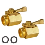 Liulo Tool Brass Garden Hose Shut Off Valve, 2 Pack Heavy Duty 3/4 Inch Solid... New. Price: $19.99.