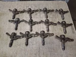 Lot Of 12 Vintage Brass Rain Bird #29B-LA 3/4" Base Low Angle Arm 7/64" Nozzle Used. Price: $139.99.