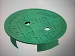 Underhill Sprinkler Valve Round Box Lid, Versalid 10 Inch, Green New. Price: $22.99.