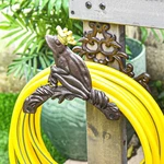 Sungmor Hose Holder, Cast Iron Garden Wall Mounted Frog Water Pipe Racks Storage New. Price: $49.99.