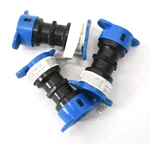 Lot Of 3 Orbit Irrigation Blu-lock Couplings 1/2" Dia X 1.75" Black/blue Genuine Open. Price: $10.99.