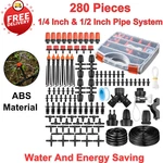 280 Pcs Drip Irrigation Kit, 147FT Watering System For Garden, Lawn, Greenhouse New. Price: $36.35.