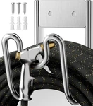 Garden Hose Holder Wall Mount - SS304 Stainless Steel Water Hanger Heavy Du New. Price: $31.94.