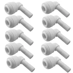 Puresec Water Pipe Stem Elbow Connector For 1/4" Tubing 90 Inch, White New. Price: $10.40.