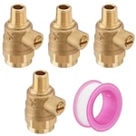 Sparkwhiz Pcs 1/8'' X 1/4'' Female Test Cock With Ptfe Sealant Tape Fo... New. Price: $33.92.