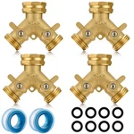 Yelun 2-WAY Brass Garden Hose Splitter Outdoor Faucet Y-connector New. Price: $64.35.