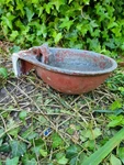 Cast Iron Water Bowl Cattle Drinker Trough Planter Bird Bath King Regal Recycled. Price: $27.51.