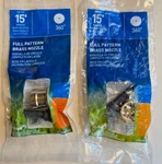 (lot Of 2) Orbit Full Pattern Brass Nozzles 15' 360DEG P/n 53247-15 New. Price: $12.00.