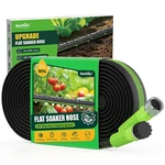 Soaker Hose 25FT Flat Drip Leakproof Flexible Green Rainpoint Water-saving Ends New. Price: $51.99.