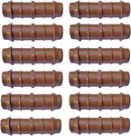 1/2" Coupling Drip Irrigation Fittings (12 Pack) - Barbed Line Coupler C... New. Price: $13.94.