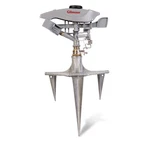 Water Sprinkler Heavy Duty Rotating Adjustable Spray Pattern Silver Gilmour New. Price: $74.99.