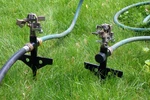 Vintage Nelson 1726 Brass Pulsating Impact Sprinkler 90 Ft Dia Pair Commercial Used. Price: $29.99.