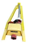 Vtg Nelson Lawn Oscillating Water Sprinkler Yellow/red Adjustable Spray Head Used. Price: $25.00.