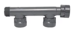 Dura 1" Two-port Manifold W/ Threaded Connections Gray Sch. 40 Pvc 301-010-2 New. Price: $19.95.
