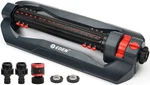 Eden 96212 Turbo Oscillating Sprinkler Covers Up To 4,499 Sq. Ft., Black, Red New. Price: $68.14.