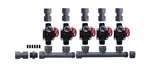 Hunter PGV101-MM 5 Zone Dura Manifold Valve Kit With Flow Control Slip PGV1... New. Price: $232.63.