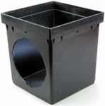 Nds 900 2-HOLES Polyethylene Black Square Catch Basin 4 X 9.5 10 Dia. In. New. Price: $26.56.