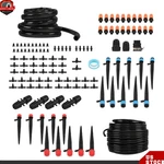 Greenhouse Micro Drip Irrigation Kit 226FT Automatic System Misting New. Price: $37.21.