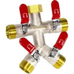 Tsgohnl Heavy Duty Brass Garden Hose Splitter 4 Way, Freeze And Sun Resistant Ou New. Price: $81.36.