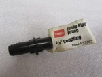 U0E Toro Funny Pipe Fitting Model 53307 3/8" Coupling Oem New Factory Boat Part. Price: $6.35.