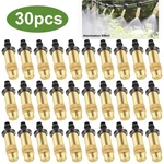 30PCS Adjustable Brass Misting Nozzle Garden Irrigation Drip Spray Sprinkler Set New. Price: $7.58.
