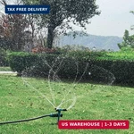 Kadaon Garden Sprinkler, 360 Degree Rotating Lawn Large Area Coverage New. Price: $18.50.