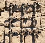 Lot Of 31 Used Rainbird/nelson Brass Impact Sprinkler Heads Untested Lawn Garden. Price: $200.00.