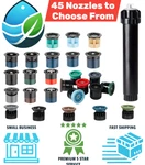 Hunter PSU-04 Spray Head Sprinklers With Adjustable Nozzle: 0-360 , 2'-17' New. Price: $29.97.