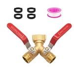 Hose Splitter 2 Way Heavy Duty, 3/4 Inch Ght Thread Valve Garden New. Price: $34.49.