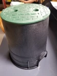 Nds Valve Box 107BC ROUND,9IN.HX8-3/8IN.W,6-1/2IN. Lot Of New. Price: $24.99.