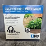 Dig ML50 Raised Bed Drip Watering Kit Complete One Box Irrigation New. Price: $19.99.