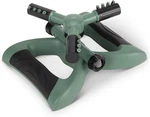 Amazon Basics Whirling Rotating Lawn Sprinkler With Adjustable Arms, 1500 Sq Ft Open. Price: $17.99.