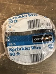 Cerrowire 50 Ft. 18/5 Black Solid Copper Sprinkler New. Price: $19.60.