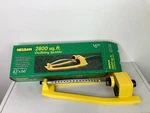 Vtg Nelson Oscillating Sprinkler 2800SQ Ft 40PSI Rust Free 55 Settings Open Box. Price: $49.99.
