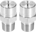 Uxcell Flat Fan Spray Tip - 1/8BSPT Male Thread 304 Stainless Steel Nozzle 65 New. Price: $14.70.