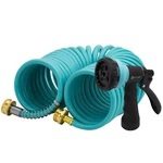 Automan Eva Recoil Garden Hose 25FT - Includes 7 Pattern Spray Nozzle,curly W... New. Price: $35.76.