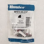Hunter MP815 90-210 Degree Rotator Nozzle 8-16 Foot Radius Pack Of New. Price: $75.00.