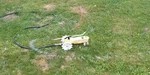 Nelson Sprinkler Train Traveling Tractor Cast Iron Working Used. Price: $29.95.