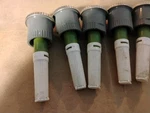Lot Of Five Hunter MP815-360 Degree Rotator Nozzle 8-16 Foot Radius New Open. Price: $20.00.