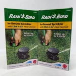 2 Packs- Rain Bird LG3HE In-ground Impact Sprinkler With Click-n-go Hose Connect New. Price: $44.99.