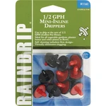 Raindrip R116C 0.5 Gph Mini Line Partially Pressure Compensating Drippers,... New. Price: $11.90.