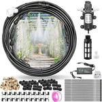 Cozycabin Outdoor Misting Cooling System With Pump - 40FT (12M) Line. Price: $78.40.