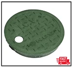 6 In. Round Valve Box Cover Green Icv New. Price: $7.45.