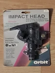 Orbit Plastic Impact Sprinkler Head 1/2" Pulsating Rotor 55011 Adjustable (nos) New. Price: $12.99.