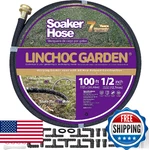 Licnchoc Garden Soaker Hose 100FT,1/2 Inch Flexible Durable For Effi New. Price: $79.13.