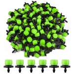 200PCS Adjustable Irrigation Drippers, 1/4 Inch Barbed Emitter 360 Degree New. Price: $16.12.